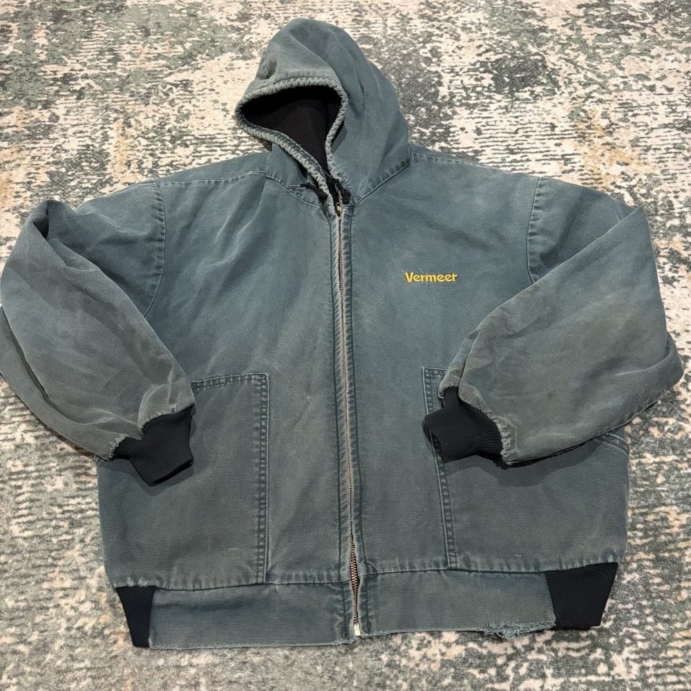 Vintage Rella Chore Jacket Distressed  Large Vermeer